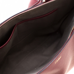 Pre Owned Cartier Red Taurillon Leather Medium C De Cartier Bag