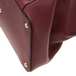 Pre Owned Cartier Red Taurillon Leather Medium C De Cartier Bag