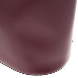 مملوكة مسبقًا Cartier Maroon Leather Turnlock Sidepack