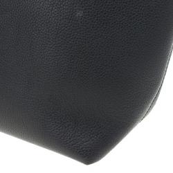 Pre Owned Cartier Black Leather and Snakeskin Limited Edition "Marcello de Cartier" Tote