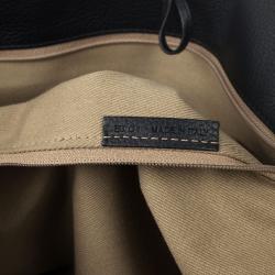 Pre Owned Cartier Black Leather and Snakeskin Limited Edition "Marcello de Cartier" Tote