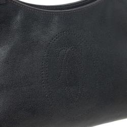 مملوكة مسبقًا Cartier Black Leather Small Marcello de Cartier Bag