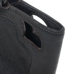 مملوكة مسبقًا Cartier Black Leather Small Marcello de Cartier Bag