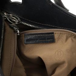 مملوكة مسبقًا Cartier Black Leather Small Marcello de Cartier Bag