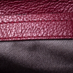 مملوكة مسبقًا حقيبة كارتييه سي دو كارتييه ميني جلد توريلون عنابي