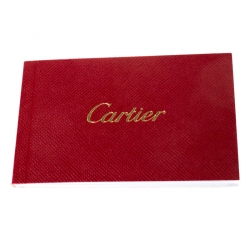 مملوكة مسبقًا حقيبة كارتييه سي دو كارتييه ميني جلد توريلون عنابي