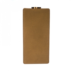 Pre Owned Cartier Beige Leather Vintage Lock Long Wallet