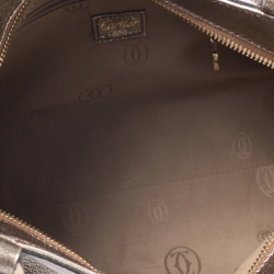 Cartier Gold Leather Small Marcello De Cartier Tote