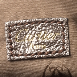 Cartier Gold Leather Small Marcello De Cartier Tote