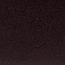 مملوكة مسبقًا محفظة كارتييه ماست دو كارتييه جلد عنابي ثنائي اللون