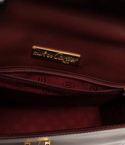 Pre Owned Cartier Red Leather Must Shoulder Bag