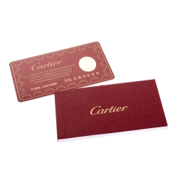 Pre Owned Cartier Maroon Leather Small Marcello de Cartier Bag