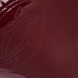 مملوكة مسبقًا حقيبة كارتييه ماركلو دو كارتييه متوسطة جلد لامعة سوداء