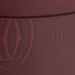 مملوكة مسبقًا حافظة بطاقات كارتييه هابي بيرث داي جلد لامع حمراء