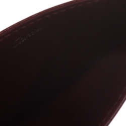 مملوكة مسبقًا حافظة بطاقات كارتييه هابي بيرث داي جلد لامع حمراء