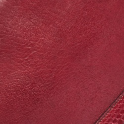 Pre Owned حقيية كارتييه مارسيلو دو كارتييه جلد ثعبان وجلد أحمر