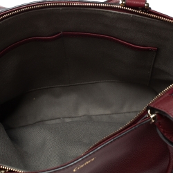 مملوكة مسبقًا Cartier Maroon Leather Small C de Cartier Satchel
