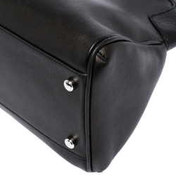 Pre Owned Cartier Black Leather Medium Marcello de Cartier Bag