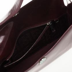مملوكة مسبقًا Cartier Burgundy Logo Cabochon Muse Shoulder Handbag