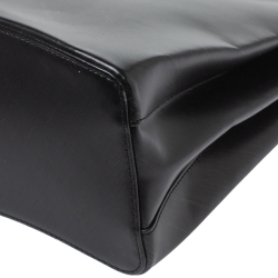 Pre Owned Cartier Black Leather Trinity Bag