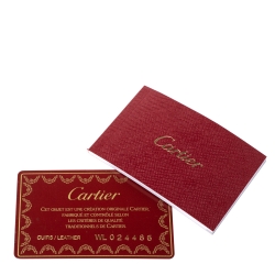 مملوكة مسبقًا Cartier Burgundy Patent Leather/Suede and Python Classic Feminine Line Chain Bag