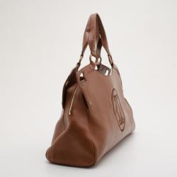مملوكة مسبقًا Cartier Brown Leather Marcello De Cartier Large Handbag