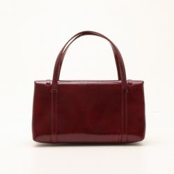 Pre Owned Cartier Bordeaux Happy Birthday Cabochon Flap Bag 