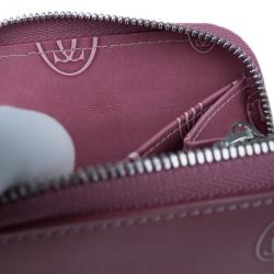 Pre Owned محفظة كارتييه كونتينيتال جلد وردي لامع بالشعار