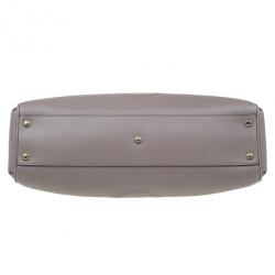 Cartier Beige Leather and Python Trim Small Marcello De Cartier Hobo