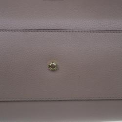 Cartier Beige Leather and Python Trim Small Marcello De Cartier Hobo