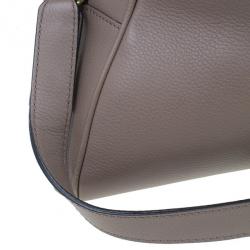 Cartier Beige Leather and Python Trim Small Marcello De Cartier Hobo