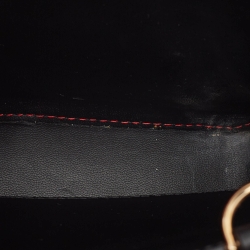 Pre Owned Cartier Red Leather Mini Guirlande De Cartier Top Handle Bag