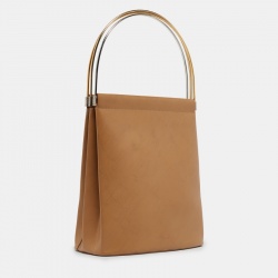 Pre Owned Cartier Tan Leather Trinity Bag