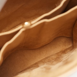 Pre Owned Cartier Tan Leather Trinity Bag