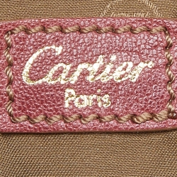 Cartier Brick Brown Leather Small Marcello De Cartier Bag