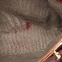 Pre Owned حقيبة ساتشل كارتييه ميني سي دو كارتييه جلد بني محمر