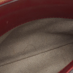 Pre Owned حقيبة ساتشل كارتييه ميني سي دو كارتييه جلد بني محمر