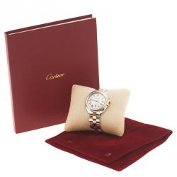 Pre Owned Cartier Stainless Steel Cle De Cartier 3867 Women's Wristwatch 32 mm