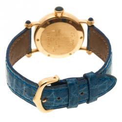 Pre Owned Cartier Cream 18K Gold Diabolo Women's Wristwatch 27 mm