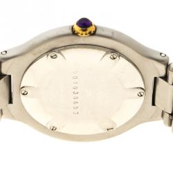 Pre Owned Cartier Grey Stainless Steel Must De Cartier 21 Women's Wristwatch 31 mm