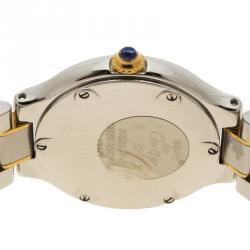 Pre Owned Cartier Silver Grey Stainless Steel Must 21 Women's Wristwatch 28 mm