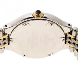 Pre Owned Cartier Silver Grey Stainless Steel Must 21 Women's Wristwatch 28 mm