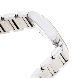 Pre Owned Cartier Grey Stainless Steel Tank Francaise 2384 Women's Wristwatch 20 mm