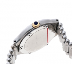 Pre Owned Cartier Grey Stainless Steel Must de Cartier Women's Wristwatch 28 mm