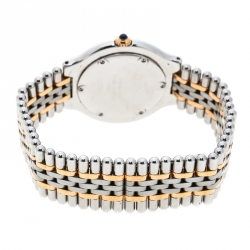 مملوكة مسبقًا Cartier Silver Grey Stainless Steel Must De Cartier 21 Women's Wristwatch 31 mm
