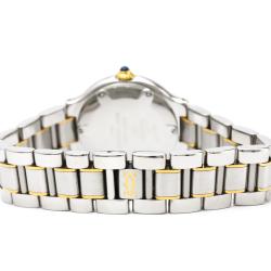 مملوكة مسبقًا  ساعة يد نسائية كارتييه مست 21 ستانلس ستيل فضية 28 مم  