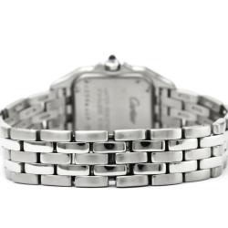 Pre Owned Cartier Silver Stainless Steel Panthere de Cartier Women's Wristwatch 24MM