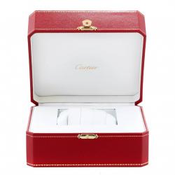 مملوكة مسبقًا Cartier Silver Stainless Steel Ronde Solo W6701004 Women's Wristwatch 29MM