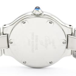 Pre Owned Cartier Silver Stainless Steel Must 21 W10109T2 Women's Wristwatch 28 MM