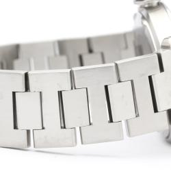 Pre Owned Cartier White Stainless Steel Pasha W31074M7 Women's Wristwatch 35 MM